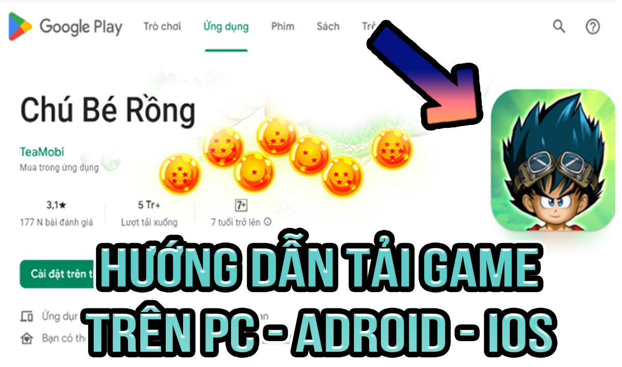 Cách Tải Ngọc Rồng Online Cho PC, Android và iOS