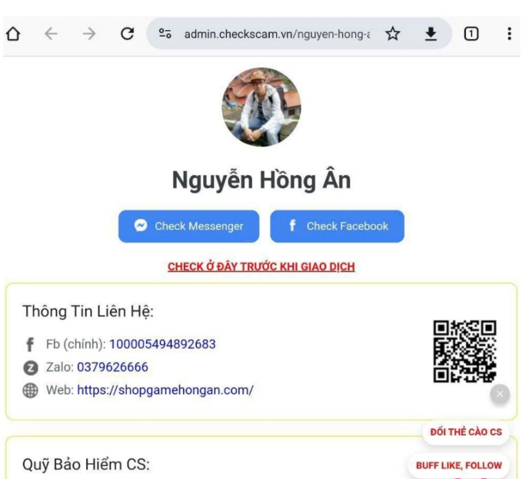 Giao dịch qua admin có quỹ bảo hiểm và cách nhận bảo hiểm giao dịch