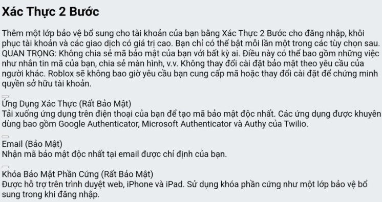 Một Số Câu Hỏi Thường Gặp Khi Đăng Nhập Acc Roblox