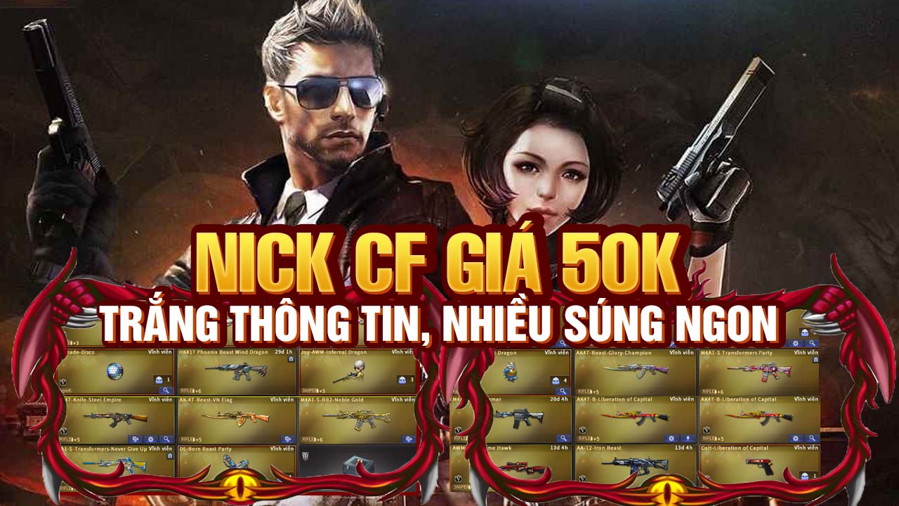 Giới Thiệu Shop Bán Acc CF Giá Rẻ Chỉ Từ 50K VIP