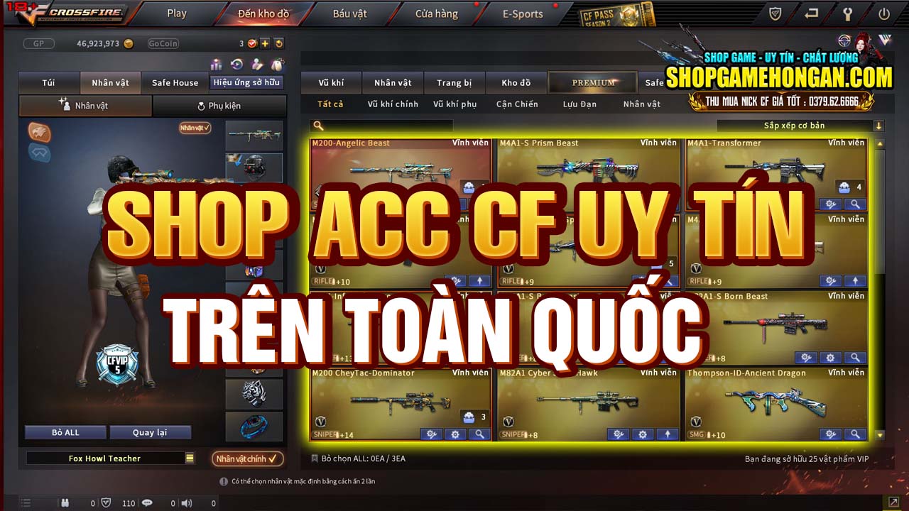 Khai Trương Shop Acc CF - Địa Điểm Bán Acc CF Uy Tín Tại TP HCM