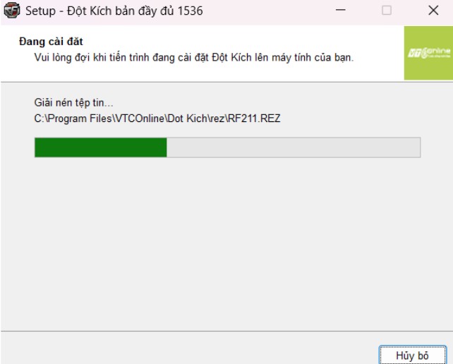 Hướng dẫn tải và cài đặt Đột Kích Goplay mới nhất (bước 4)
