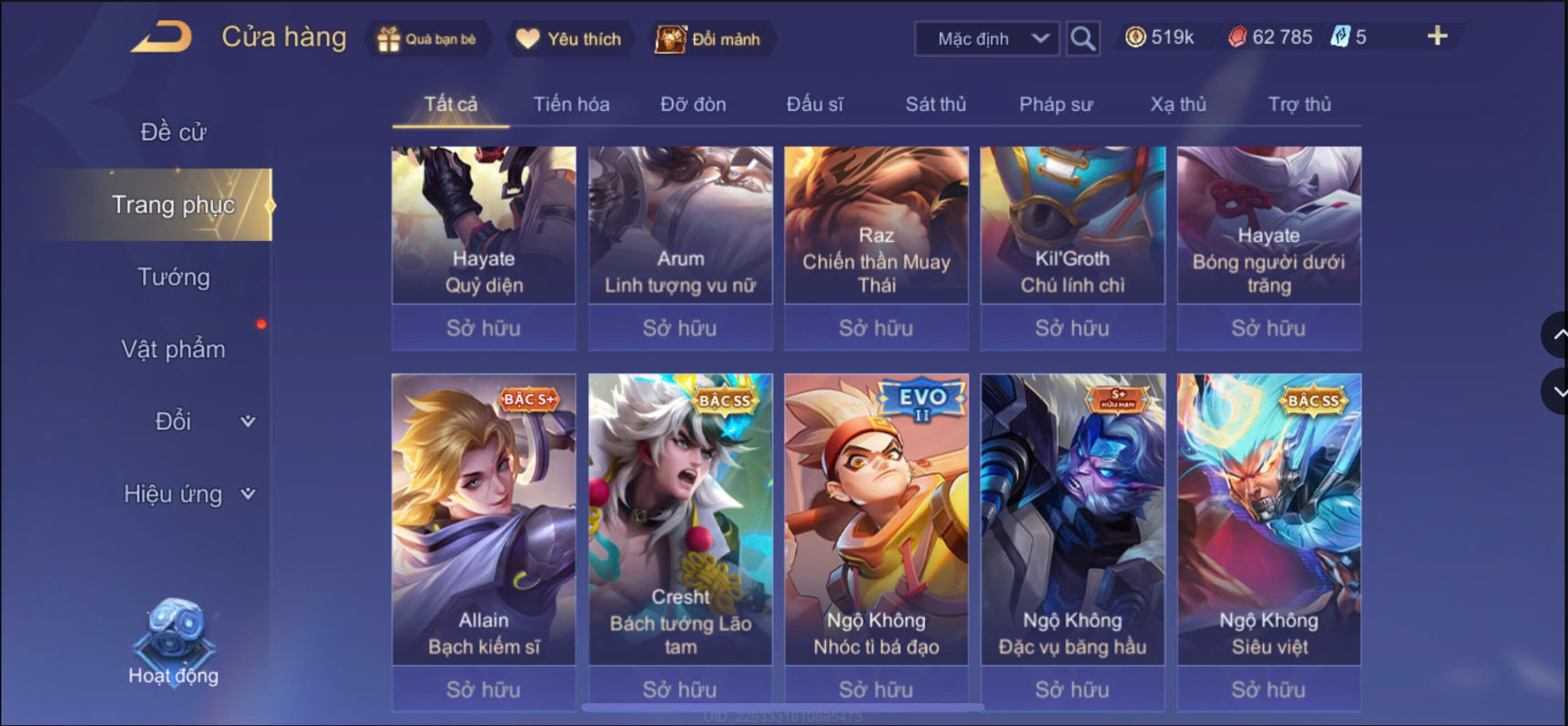 Nick Ngọc Rồng Online VIP giá rẻ, NickDaoQuan.Com, SHOP Ngọc Rồng