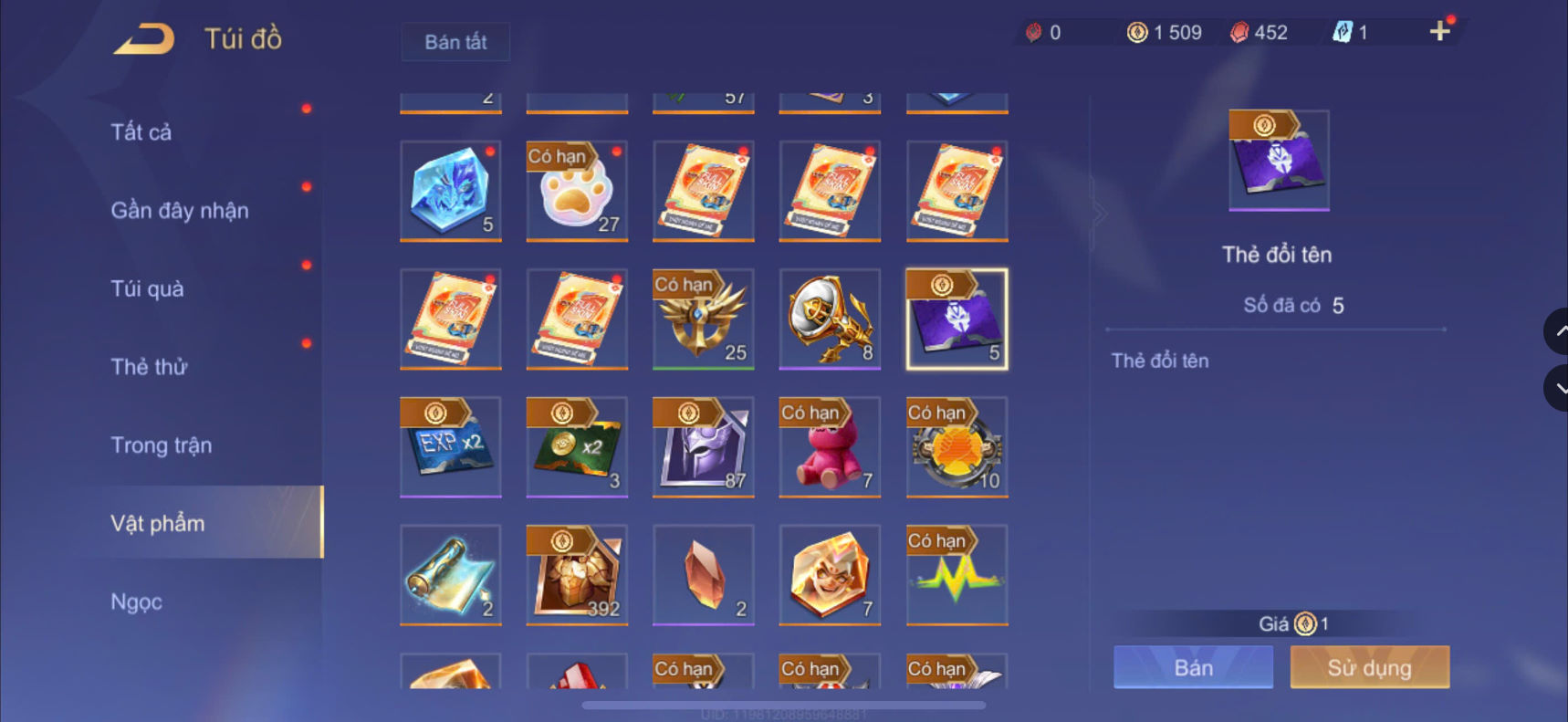 Nick Ngọc Rồng Online VIP giá rẻ, NickDaoQuan.Com, SHOP Ngọc Rồng