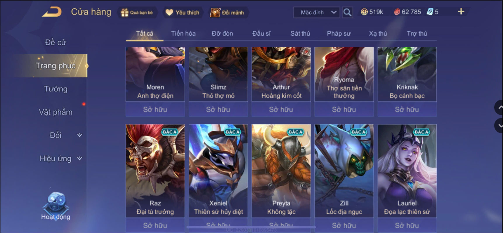 Nick Ngọc Rồng Online VIP giá rẻ, NickDaoQuan.Com, SHOP Ngọc Rồng