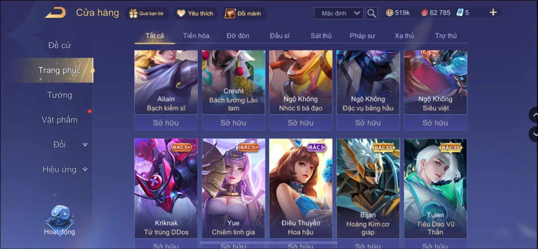 Nick Ngọc Rồng Online VIP giá rẻ, NickDaoQuan.Com, SHOP Ngọc Rồng