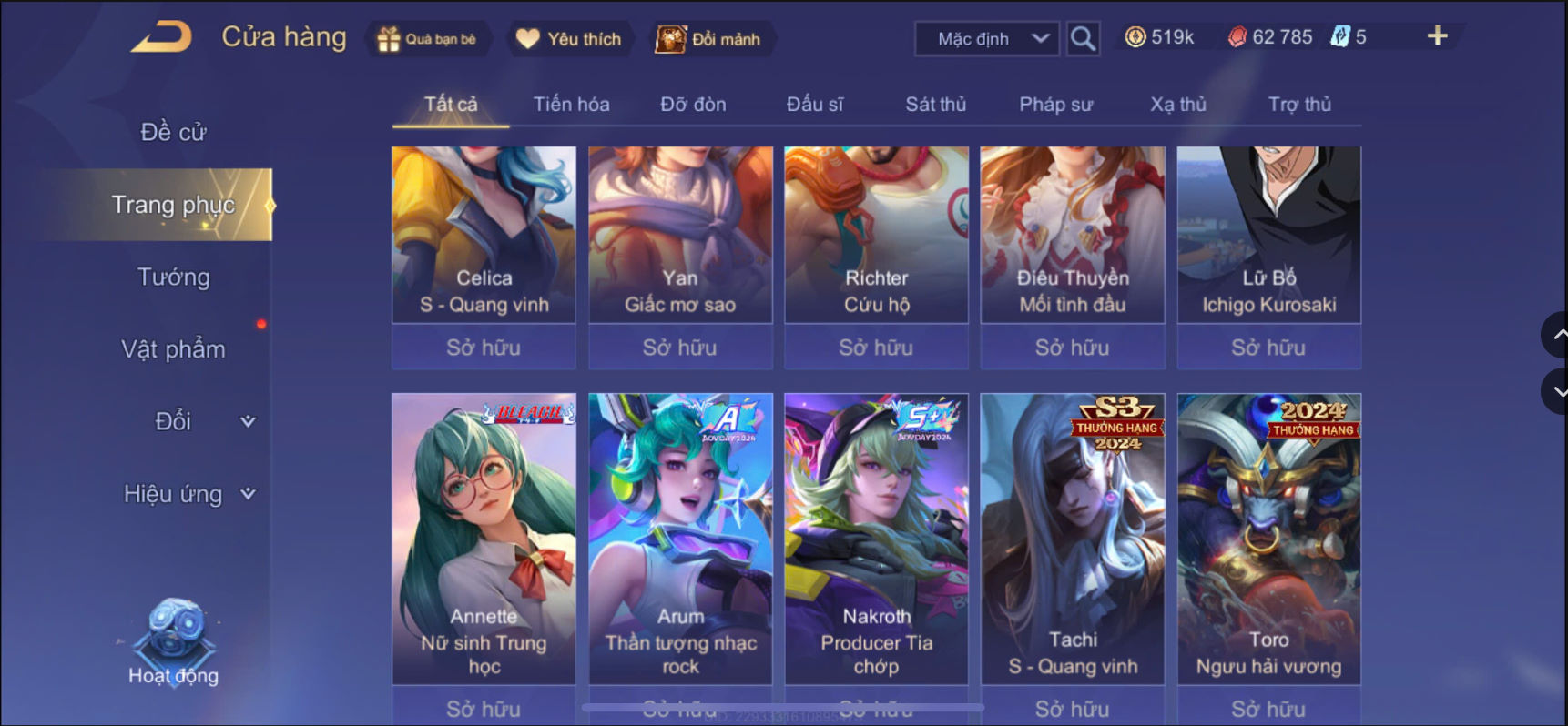 Nick Ngọc Rồng Online VIP giá rẻ, NickDaoQuan.Com, SHOP Ngọc Rồng