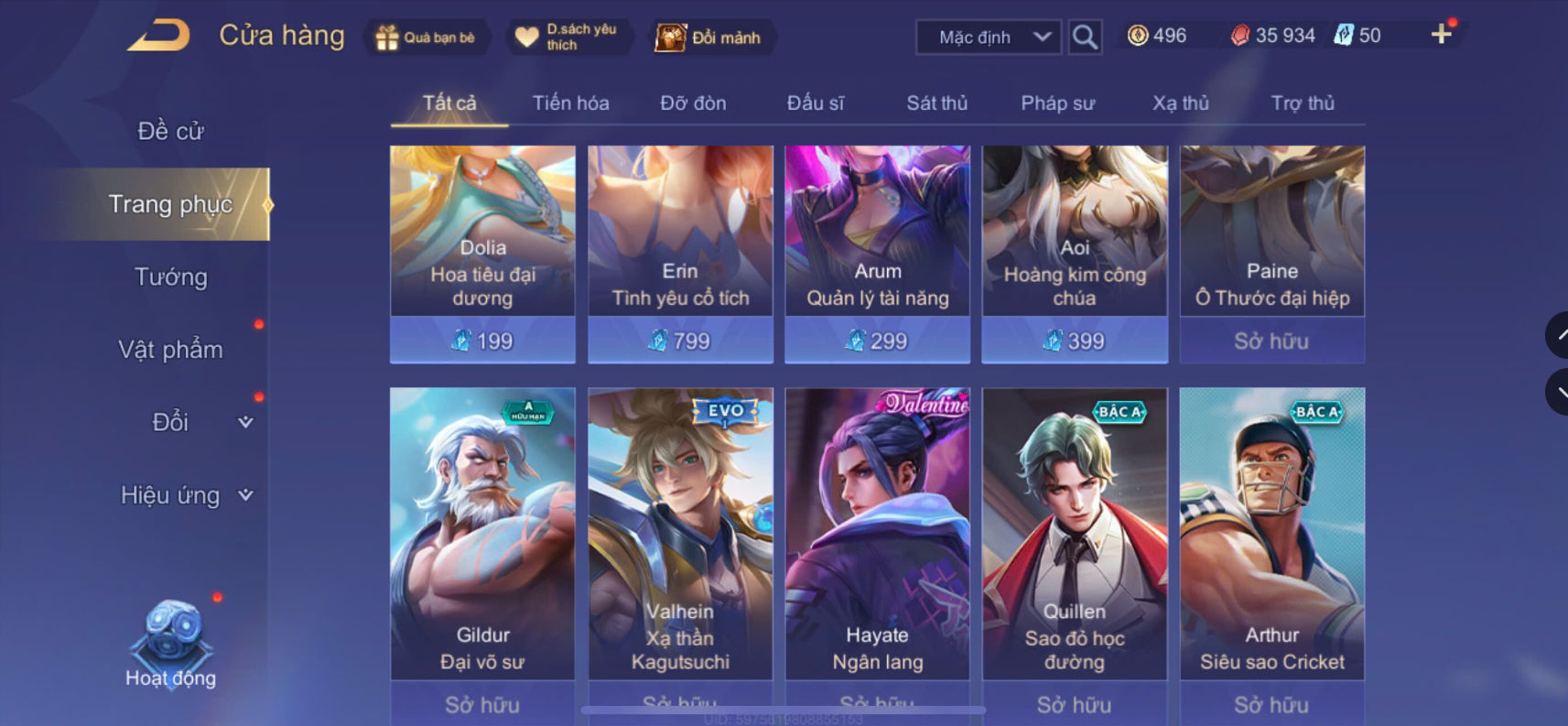 Nick Ngọc Rồng Online VIP giá rẻ, NickDaoQuan.Com, SHOP Ngọc Rồng