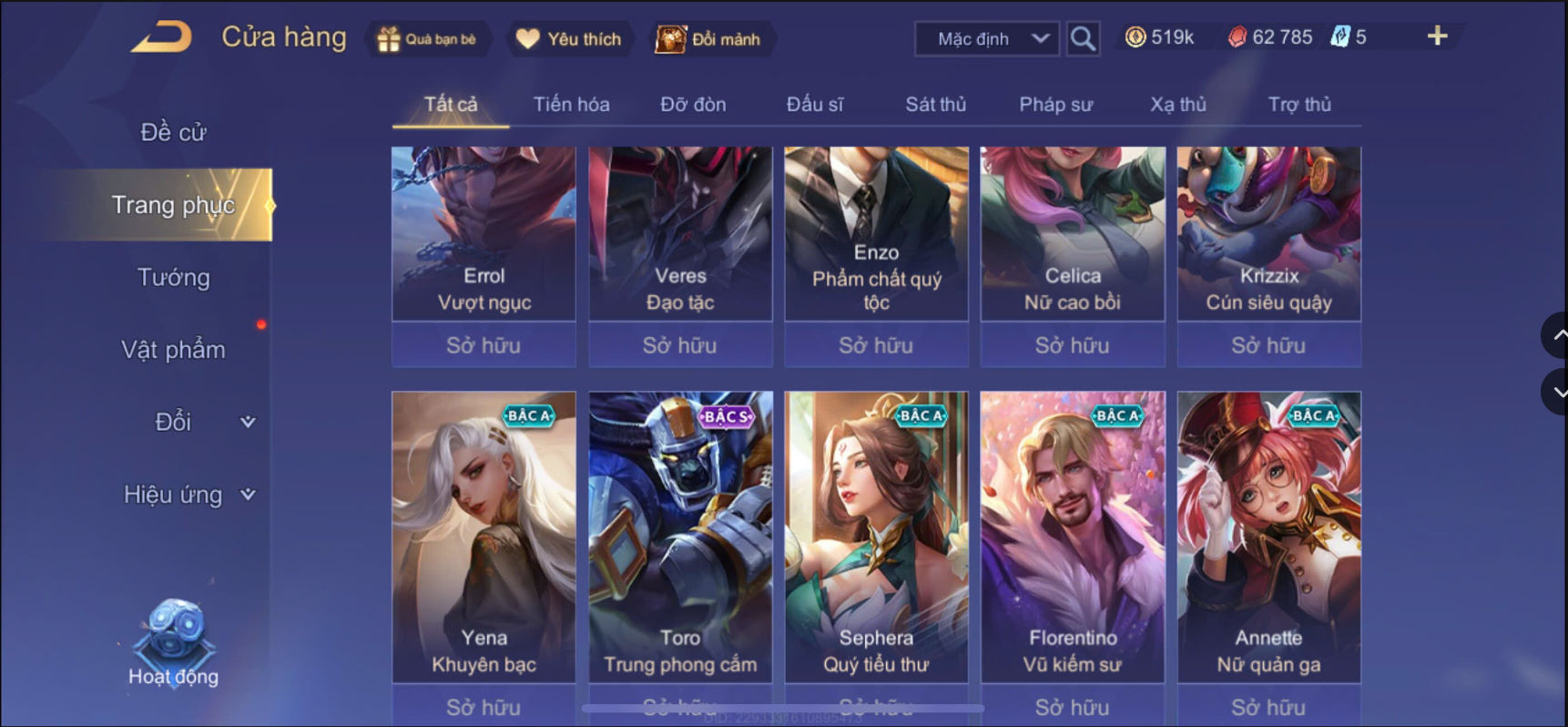 Nick Ngọc Rồng Online VIP giá rẻ, NickDaoQuan.Com, SHOP Ngọc Rồng