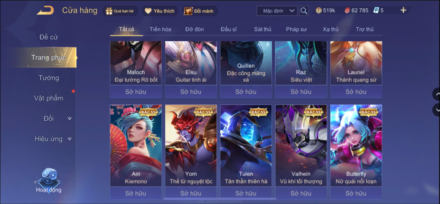 Nick Ngọc Rồng Online VIP giá rẻ, NickDaoQuan.Com, SHOP Ngọc Rồng