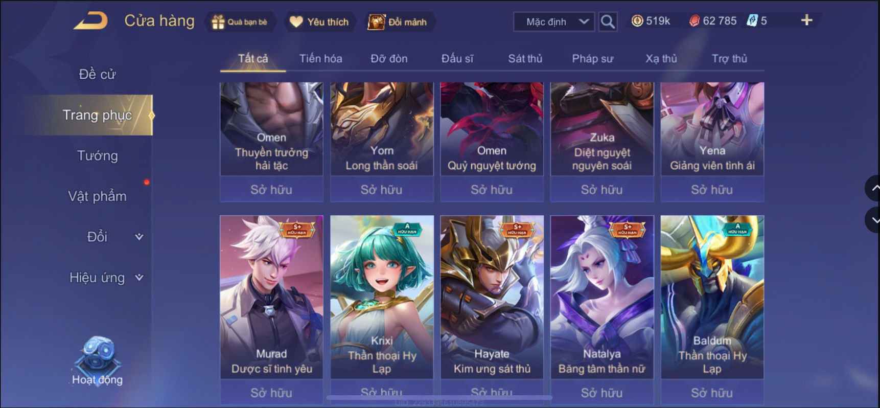 Nick Ngọc Rồng Online VIP giá rẻ, NickDaoQuan.Com, SHOP Ngọc Rồng
