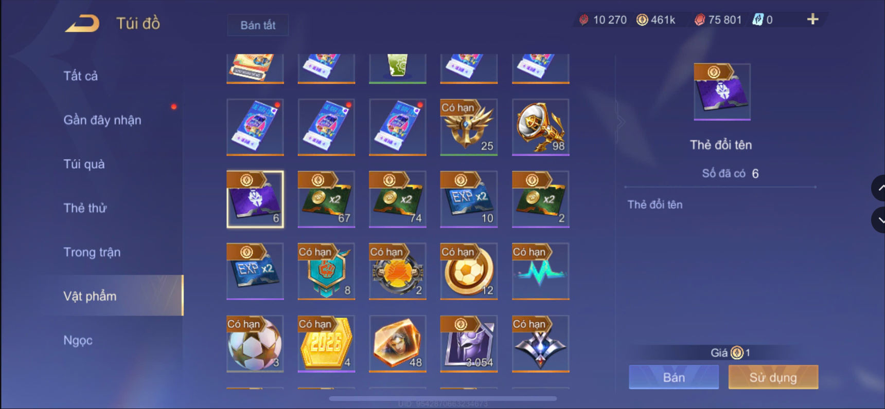 Nick Ngọc Rồng Online VIP giá rẻ, NickDaoQuan.Com, SHOP Ngọc Rồng