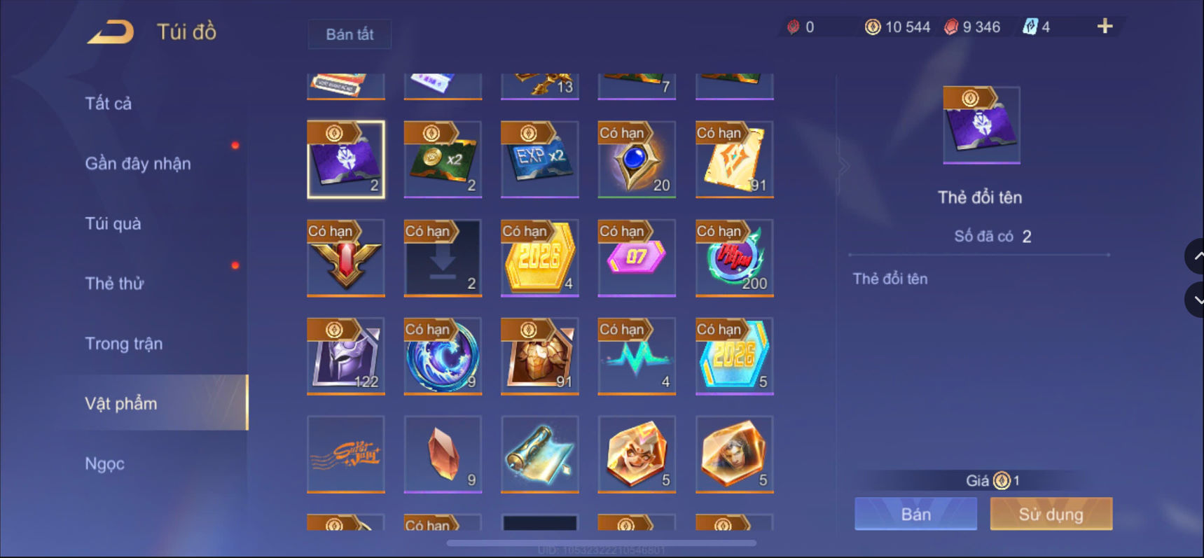 Nick Ngọc Rồng Online VIP giá rẻ, NickDaoQuan.Com, SHOP Ngọc Rồng