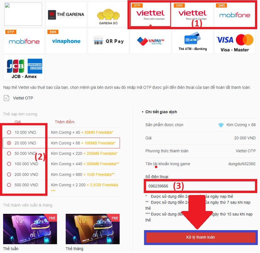 huong-dan-nap-kim-cuong-free-fire-bang-hinh-thuc-sms-viettel-vina-mobi