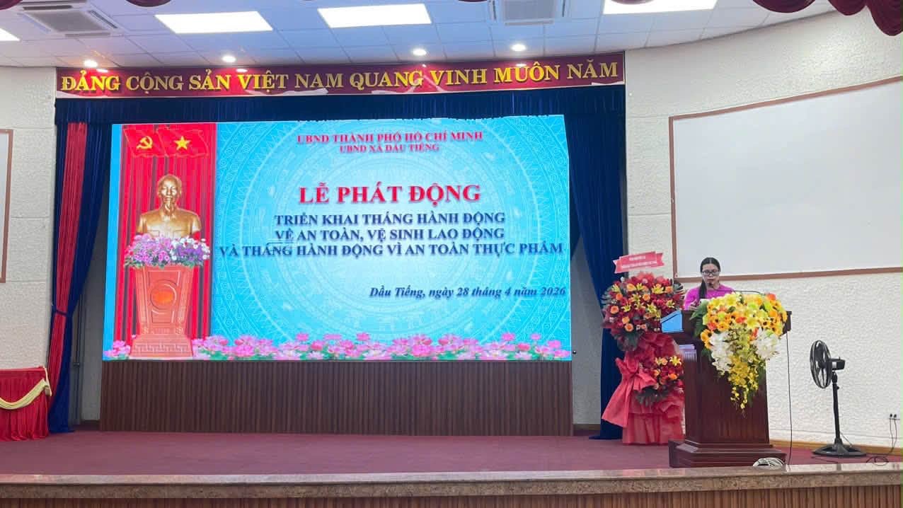 Lễ phát động Tháng hành động về An toàn, vệ sinh lao động và Tháng hành động vì An toàn thực phẩm năm 2026