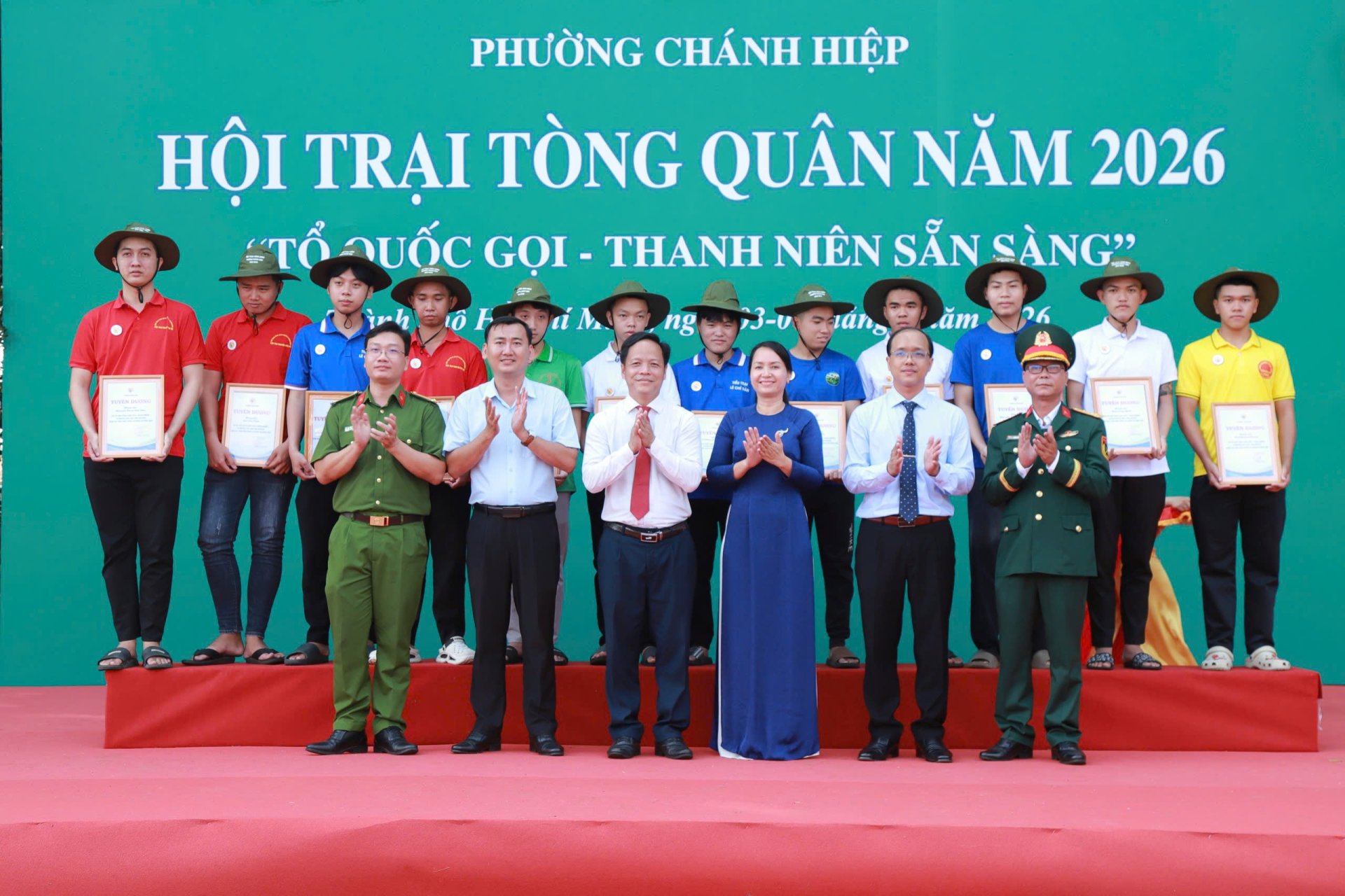 KHAI MẠC HỘI TRẠI TÒNG QUÂN PHƯỜNG CHÁNH HIỆP NĂM 2026