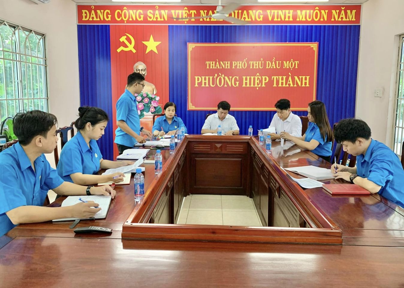 Đảng ủy phường Hiệp Thành đối thoại với BCH Đoàn Thanh niên