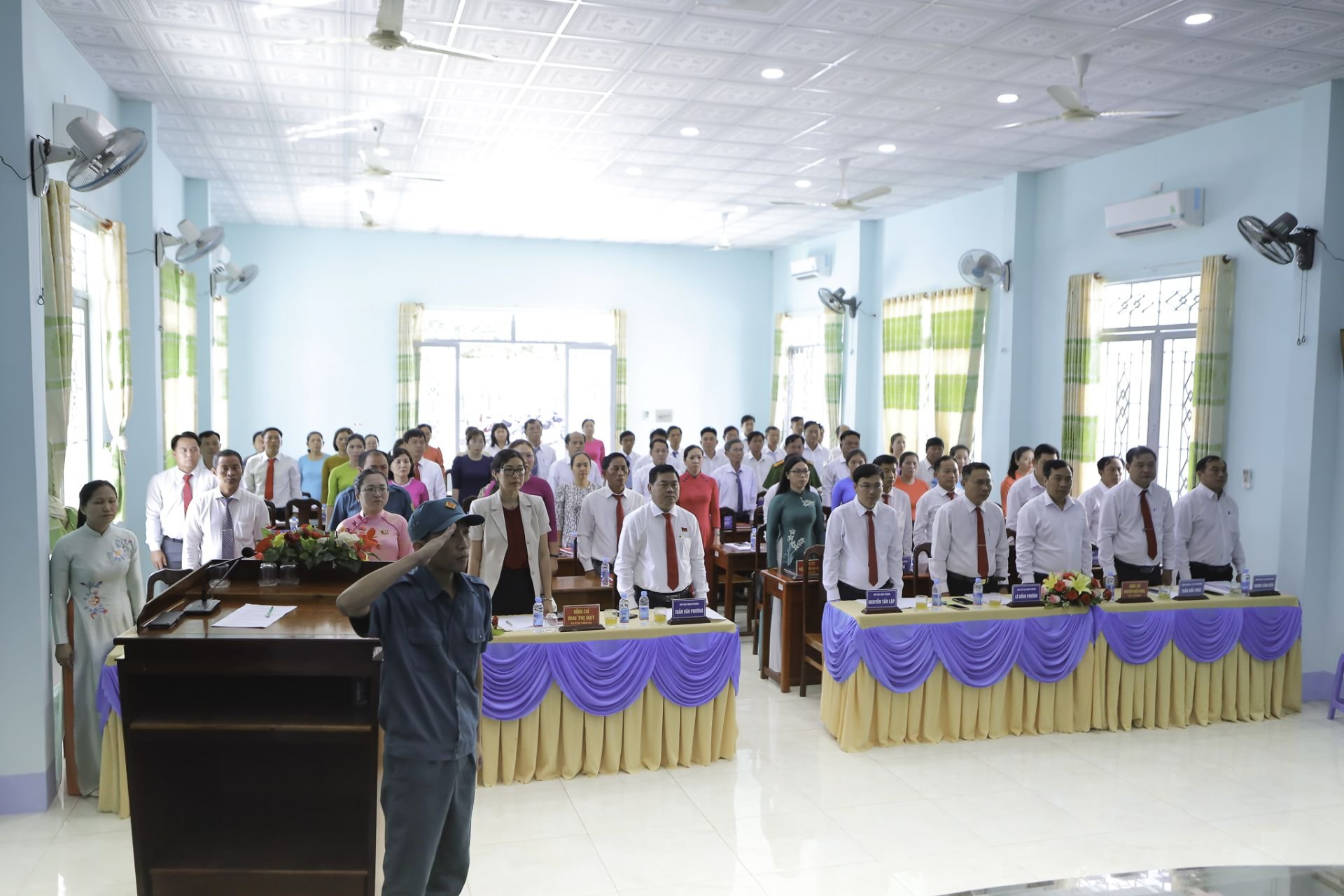 Phường Vĩnh Tân tổ chức kỳ họp thứ nhất HĐND nhiệm kỳ 2021 - 2026