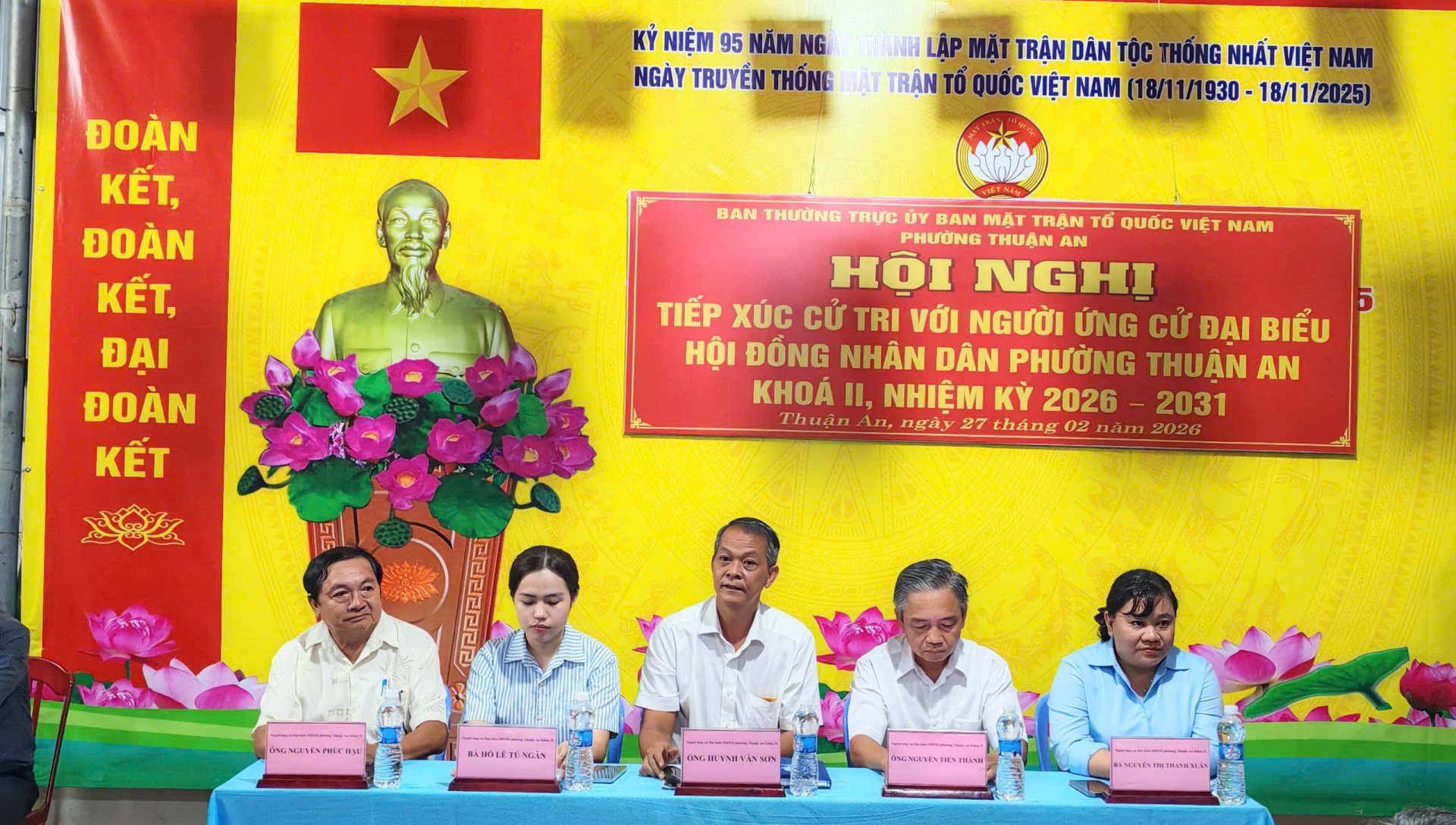 CỬ TRI NHẤT TRÍ CAO VỚI CHƯƠNG TRÌNH HÀNH ĐỘNG CỦA NHỮNG NGƯỜI ỨNG CỬ ĐẠI BIỂU HỘI ĐỒNG NHÂN DÂN PHƯỜNG (ĐƠN VỊ BẦU CỬ SỐ 7)