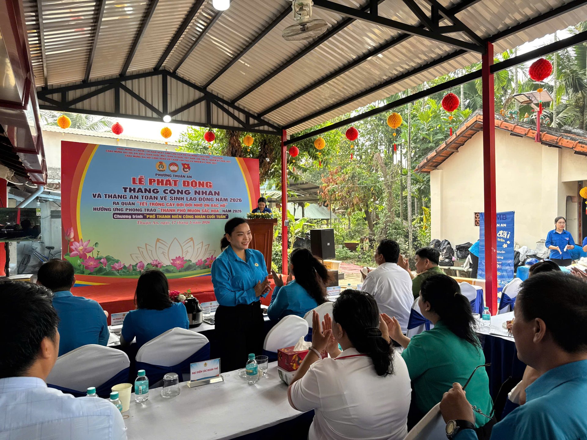 LỄ PHÁT ĐỘNG THÁNG CÔNG NHÂN NĂM 2026 VỚI CHỦ ĐỀ "CÔNG NHÂN VIỆT NAM, ĐỔI MỚI SÁNG TẠO, NÂNG CAO NĂNG SUẤT LAO ĐỘNG" VÀ HƯỞNG ỨNG THÁNG HÀNH ĐỘNG VỀ AN TOÀN VỆ SINH LAO ĐỘNG NĂM 2026.
