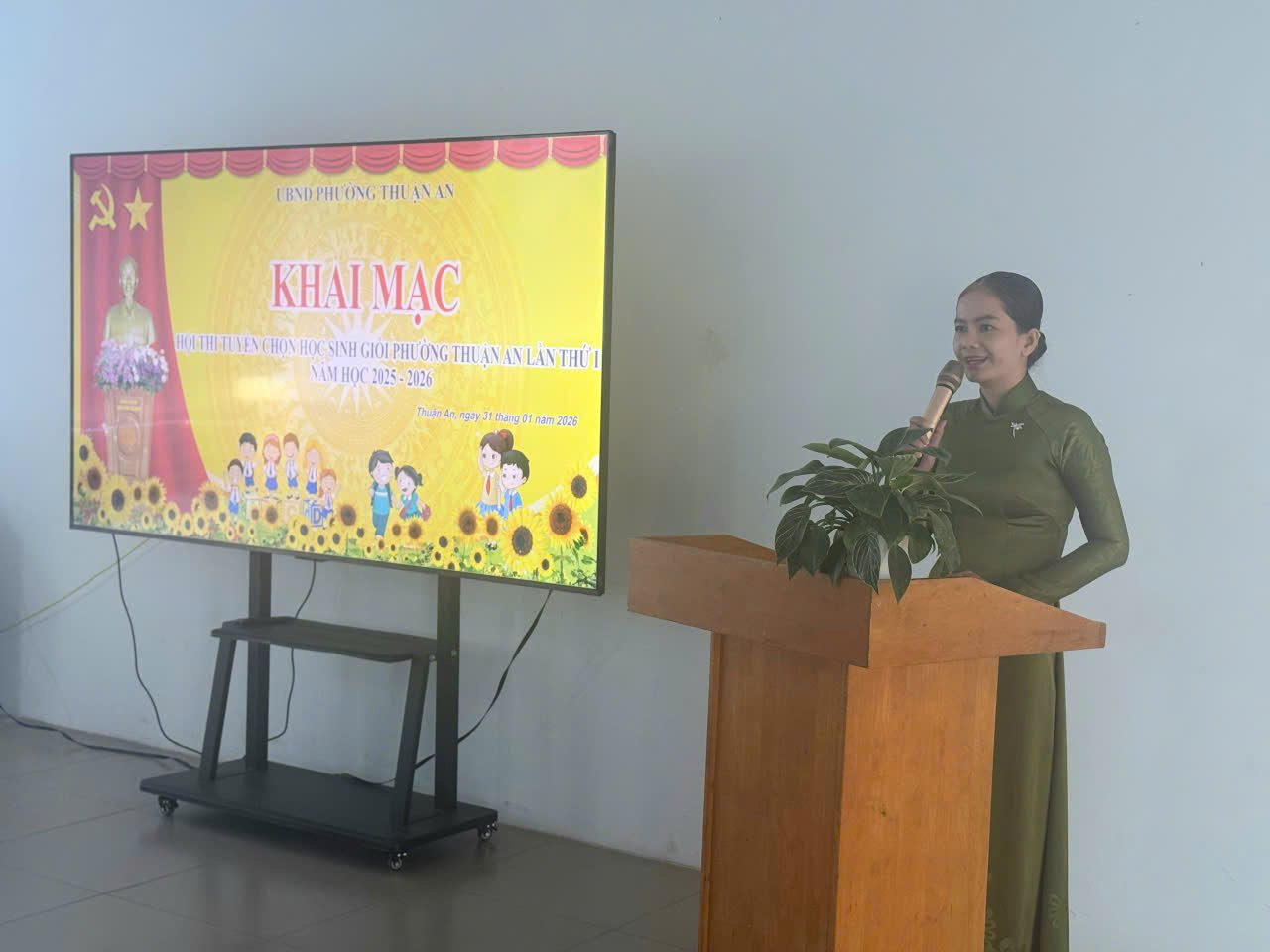 KHAI MẠC "HỘI THI HỌC SINH GIỎI CẤP PHƯỜNG NĂM HỌC 2025-2026"