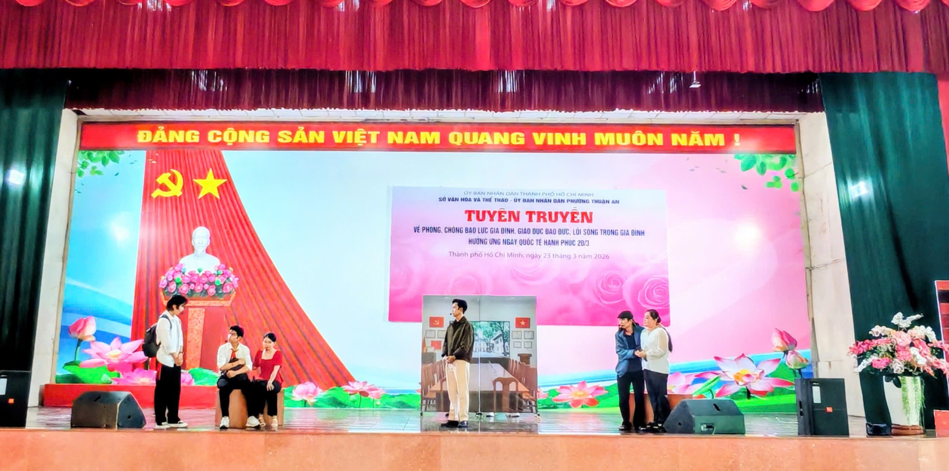 TĂNG CƯỜNG TUYÊN TRUYỀN VỀ PHÒNG, CHỐNG BẠO LỰC GIA ĐÌNH, GIÁO DỤC ĐẠO ĐỨC, LỐI SỐNG TRONG GIA ĐÌNH, HƯỞNG ỨNG NGÀY QUỐC TẾ HẠNH PHÚC (20/03)