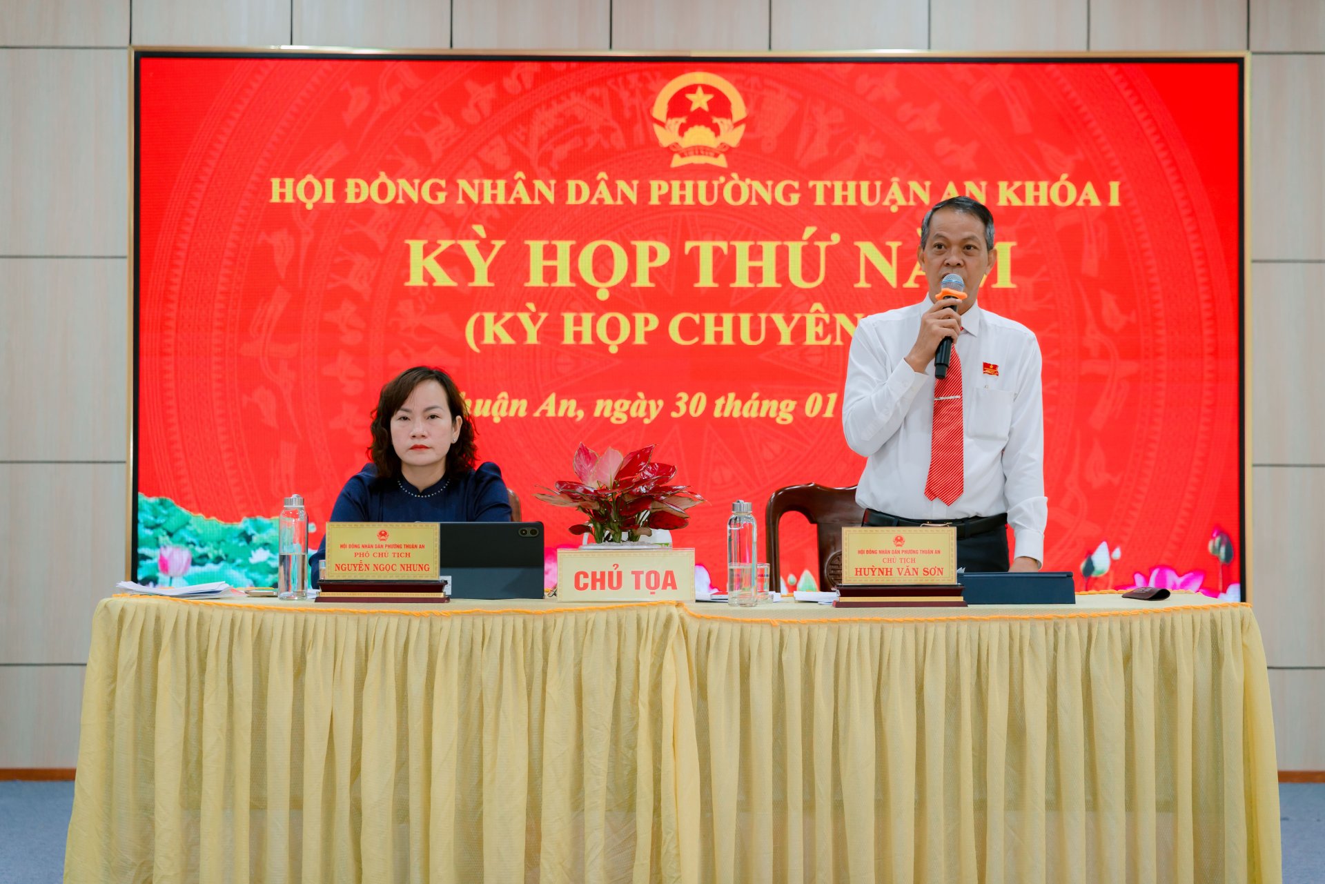 KỲ HỌP THỨ NĂM (KỲ HỌP CHUYÊN ĐỀ) HĐND PHƯỜNG THUẬN AN, KHÓA I, NHIỆM KỲ 2021-2026