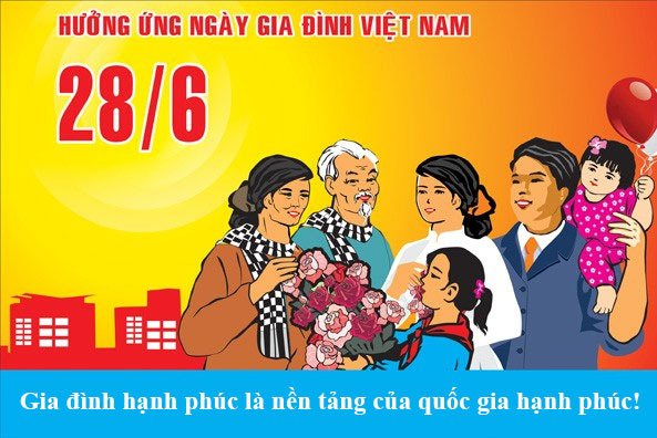 Hưởng ứng Ngày gia đình Việt Nam 28/6