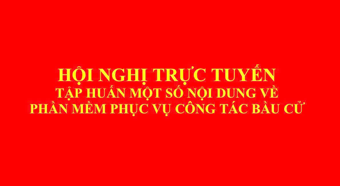 XÃ BÀ ĐIỂM THAM DỰ HỘI NGHỊ TRỰC TUYẾN TOÀN QUỐC TẬP HUẤN MỘT SỐ NỘI DUNG VỀ PHẦN MỀM PHỤC VỤ CÔNG TÁC BẦU CỬ