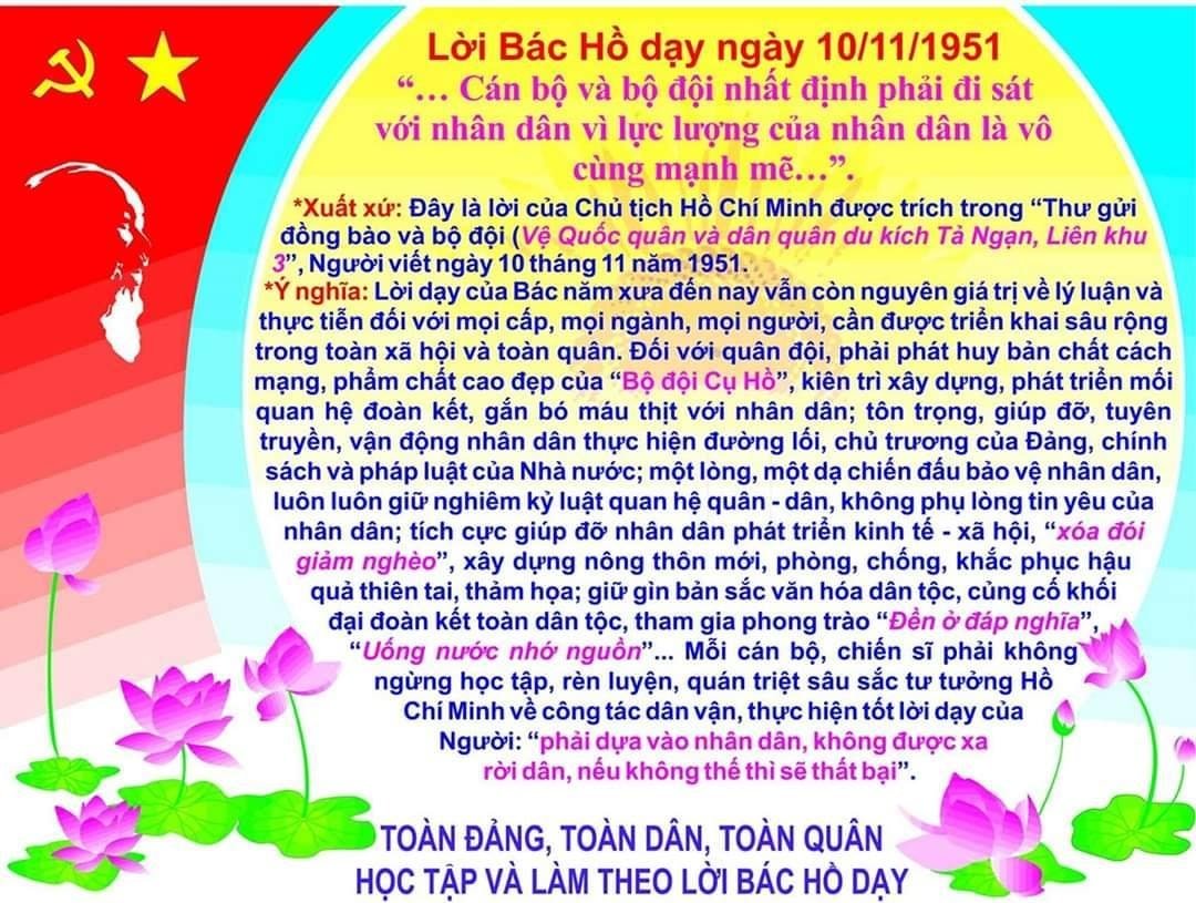 NHỚ LỜI BÁC DẠY!