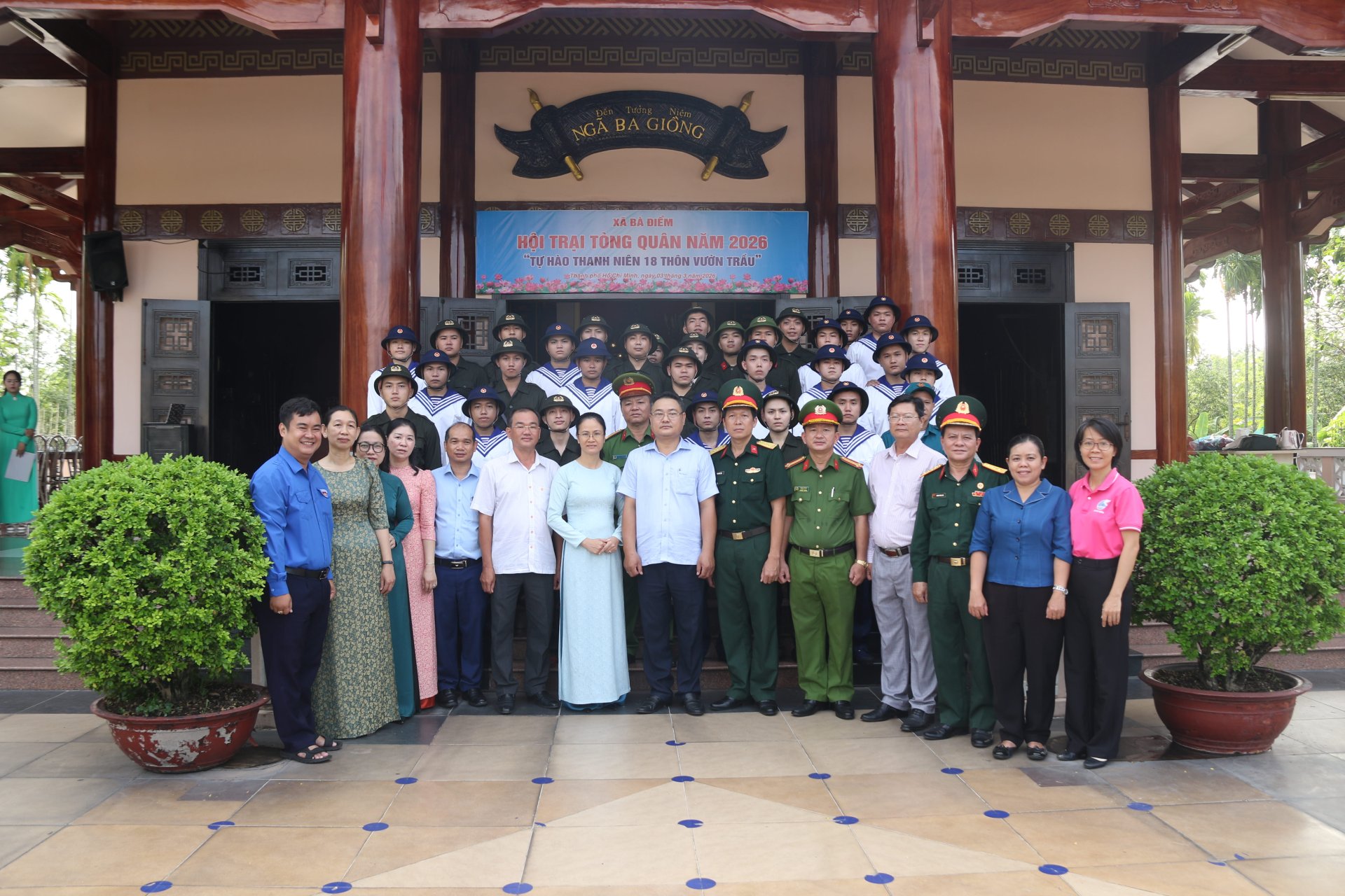 XÃ BÀ ĐIỂM TỔ CHỨC LỄ KHAI MẠC HỘI TRẠI TÒNG QUÂN NĂM 2026