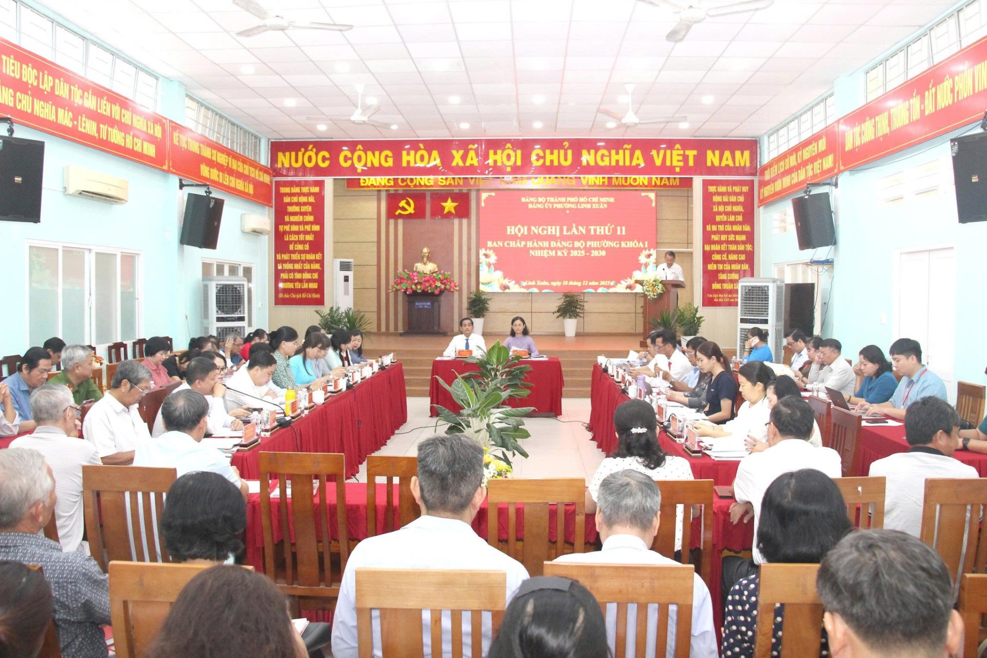 HỘI NGHỊ BAN CHẤP HÀNH ĐẢNG BỘ PHƯỜNG LINH XUÂN LẦN THỨ 11 (MỞ RỘNG)