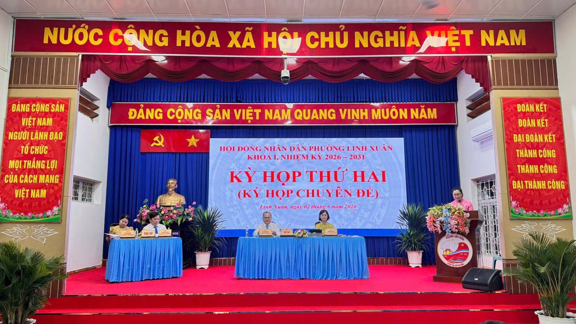 HĐND PHƯỜNG LINH XUÂN TỔ CHỨC KỲ HỌP THỨ HAI, NHIỆM KỲ 2026 - 2031