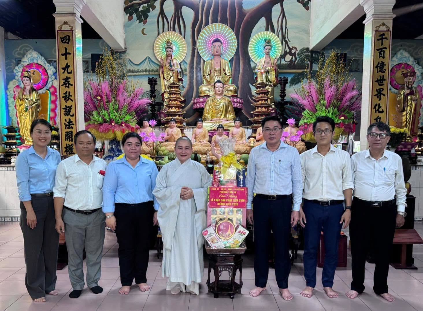 PHƯỜNG THỚI AN THĂM, CHÚC MỪNG CÁC CƠ SỞ PHẬT GIÁO NHÂN DỊP ĐẠI LỄ PHẬT ĐẢN PHẬT LỊCH 2570 - DƯƠNG LỊCH 2026 🪷
