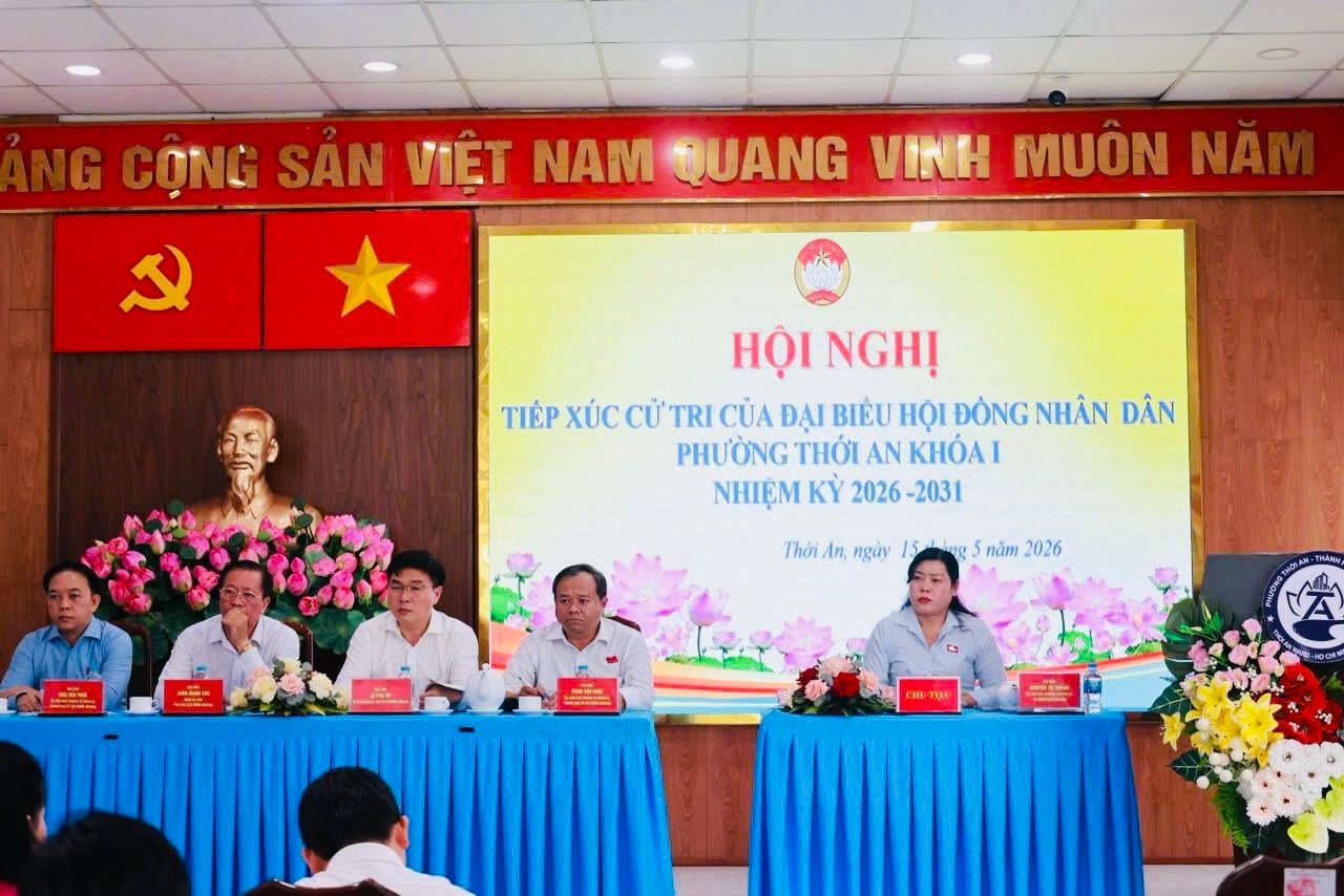 🌷 🌷 PHƯỜNG THỚI AN TỔ CHỨC HỘI NGHỊ TIẾP XÚC CỬ TRI HỘI ĐỒNG NHÂN DÂN PHƯỜNG NHIỆM KỲ 2026 - 2031