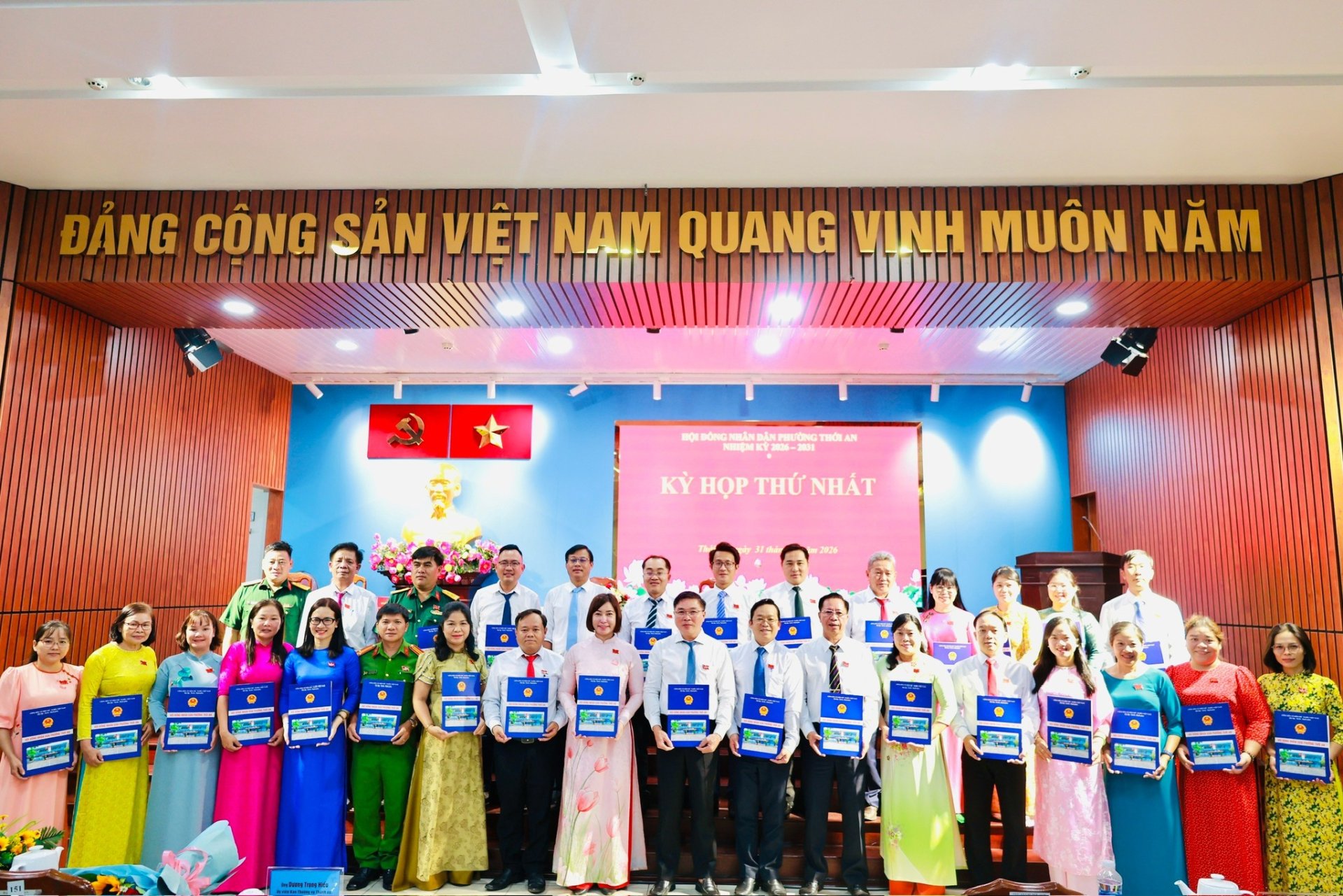 HỘI ĐỒNG NHÂN PHƯỜNG THỚI AN TỔ CHỨC THÀNH CÔNG KỲ HỌP THỨ NHẤT KHÓA I, NHIỆM KỲ 2026 - 2031
