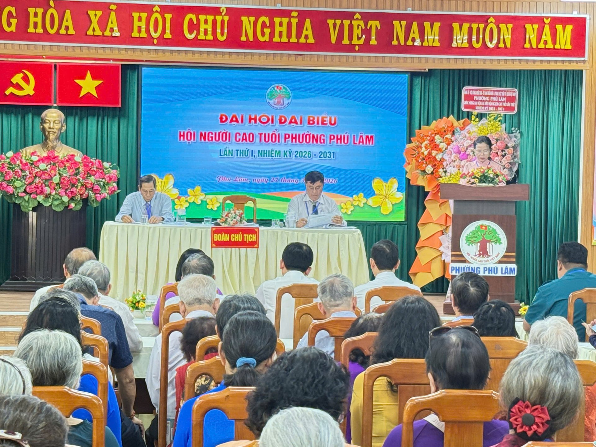 ĐẠI HỘI ĐẠI BIỂU HỘI NGƯỜI CAO TUỔI PHƯỜNG PHÚ LÂM LẦN THỨ I, NHIỆM KỲ 2026 – 2031