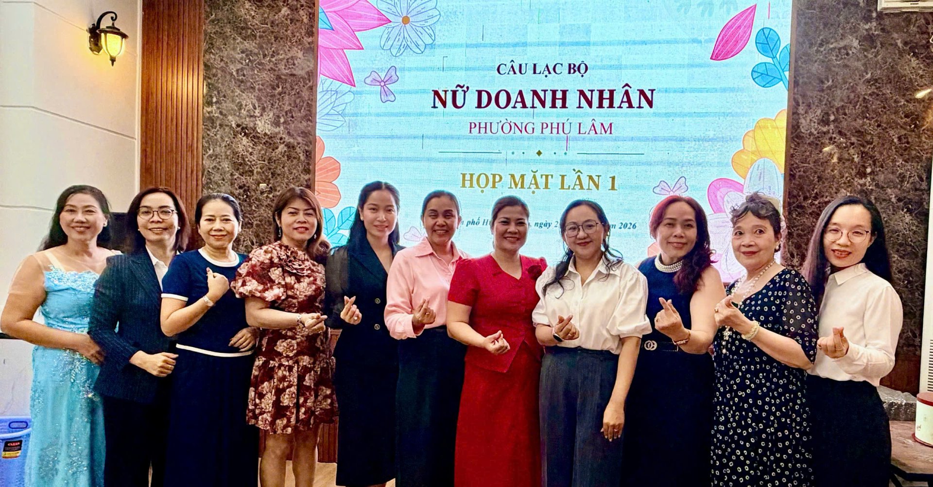 SINH HOẠT CÂU LẠC BỘ NỮ DOANH NHÂN PHƯỜNG PHÚ LÂM - KHỞI ĐẦU HÀNH TRÌNH GẮN KẾT