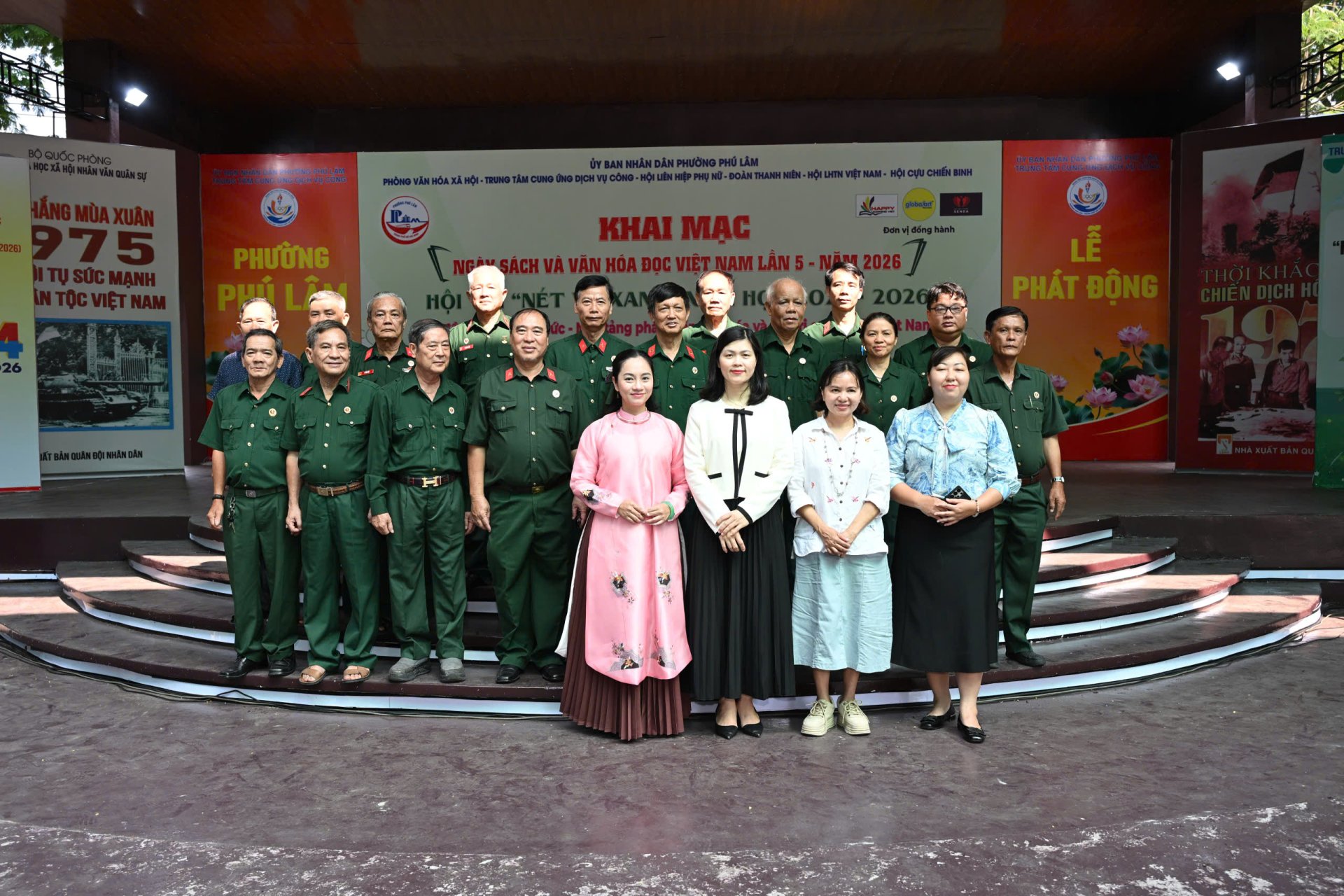 HỘI CỰU CHIẾN BINH PHƯỜNG PHÚ LÂM: THAM GIA KHAI MẠC NGÀY SÁCH VÀ VĂN HÓA VIỆT NAM 2026