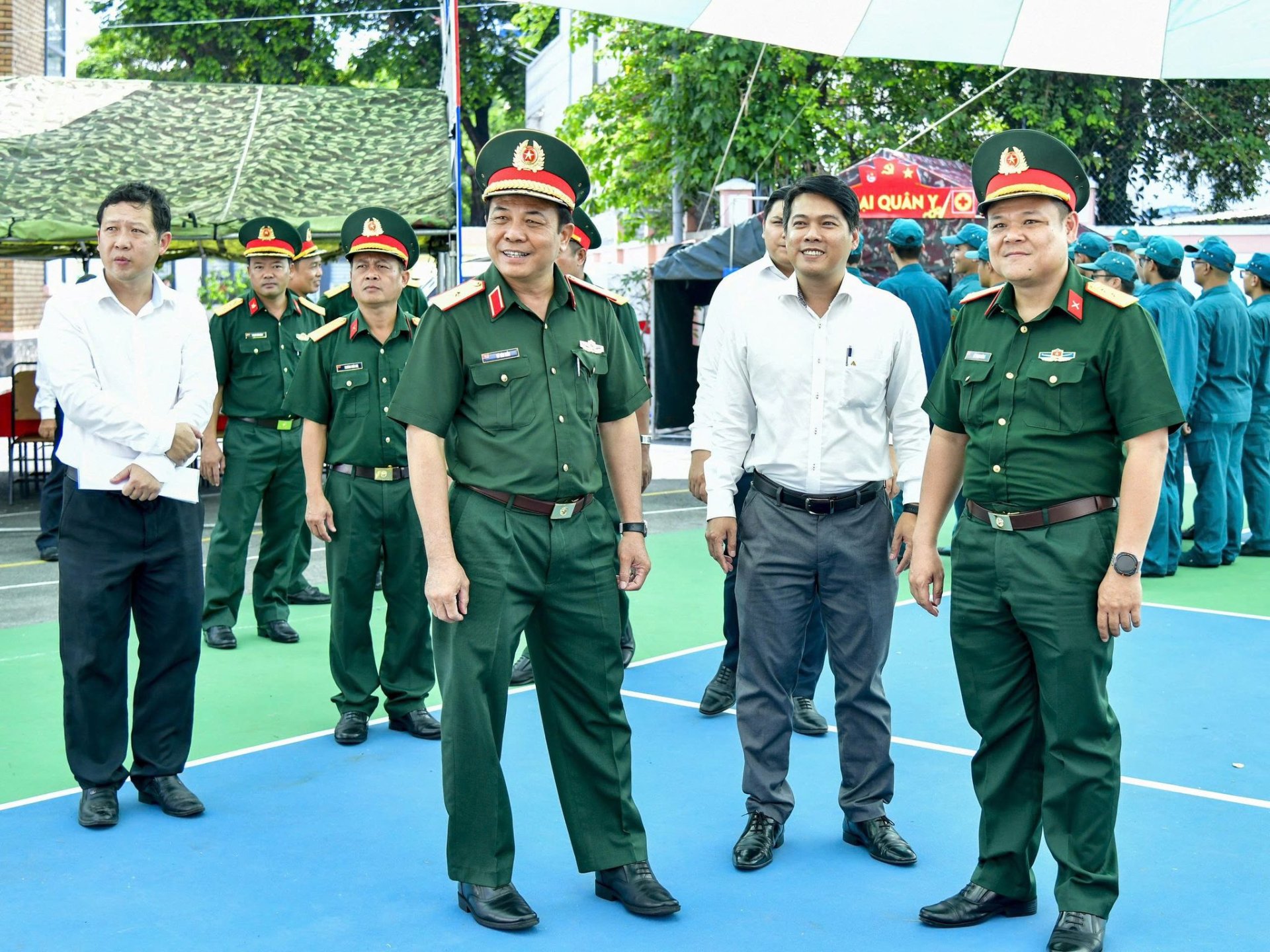ĐẢM BẢO CHU ĐÁO CÔNG TÁC TỔ CHỨC, SẴN SÀNG TỔ CHỨC HỘI TRẠI TÒNG QUÂN PHƯỜNG XUÂN HOÀ NĂM 2026