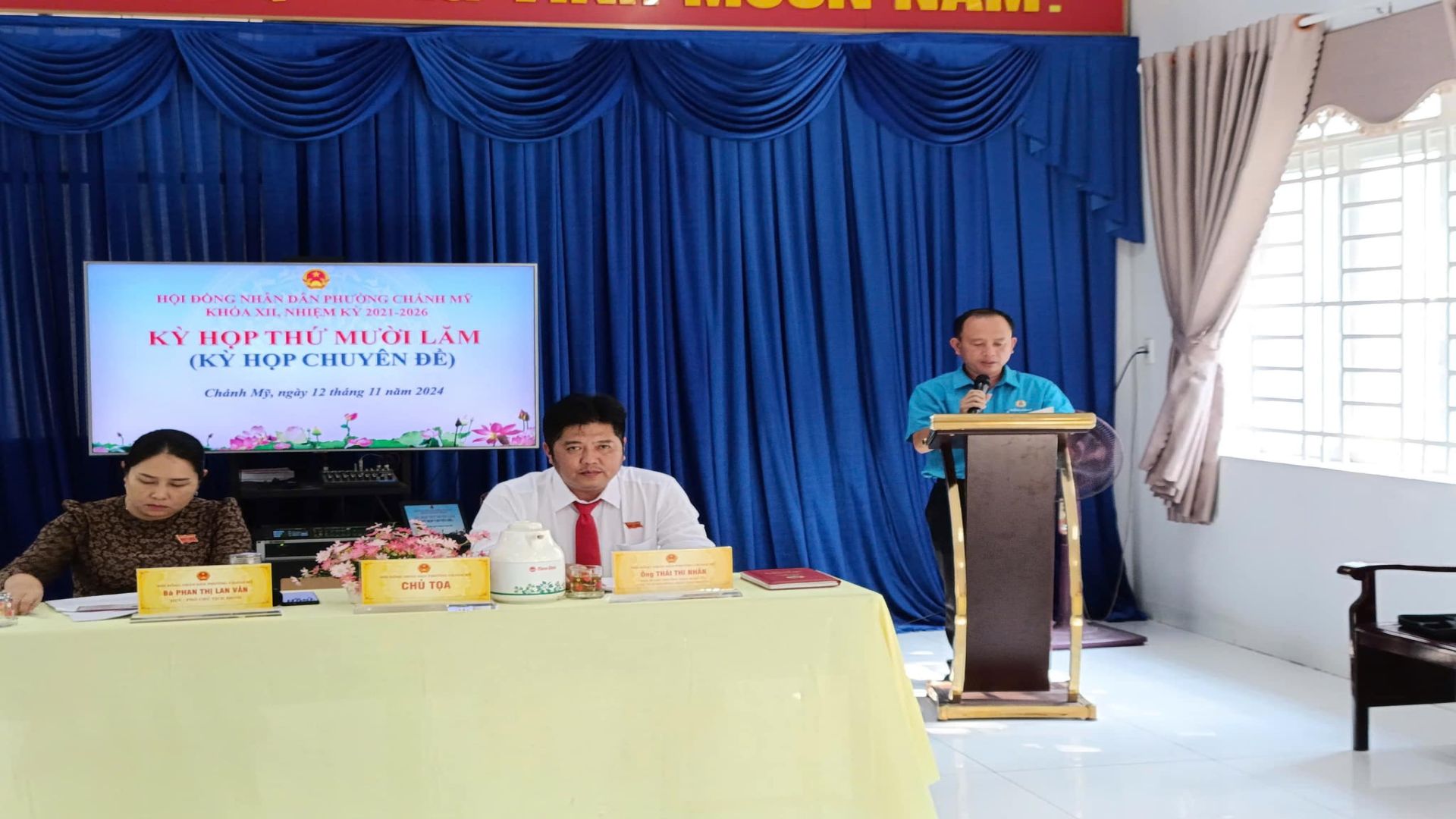CHÁNH MỸ: HỘI ĐỒNG NHÂN DÂN PHƯỜNG CHÁNH MỸ TỔ CHỨC KỲ HỌP THỨ MƯỜI LĂM (KỲ HỌP CHUYÊN ĐỀ) HĐND PHƯỜNG CHÁNH MỸ KHÓA XII, NHIỆM KỲ 2021-2026.