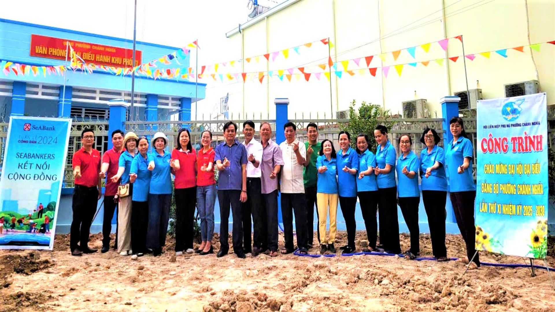 Hội Liên hiệp Phụ nữ phường thực hiện trồng cây Chào mừng Đại hội đại biểu Đảng bộ phường Chánh Nghĩa lần thứ XI, nhiệm kỳ 2025 – 2030