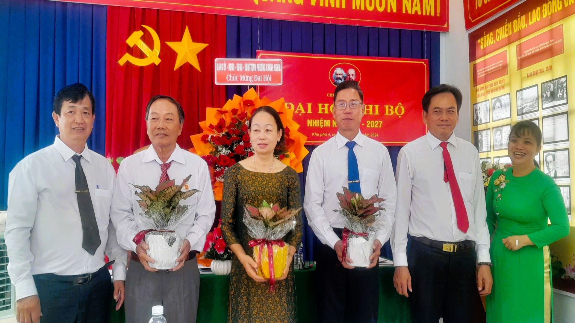 Đại hội Chi bộ khu phố 4, nhiệm kỳ 2025 -2027