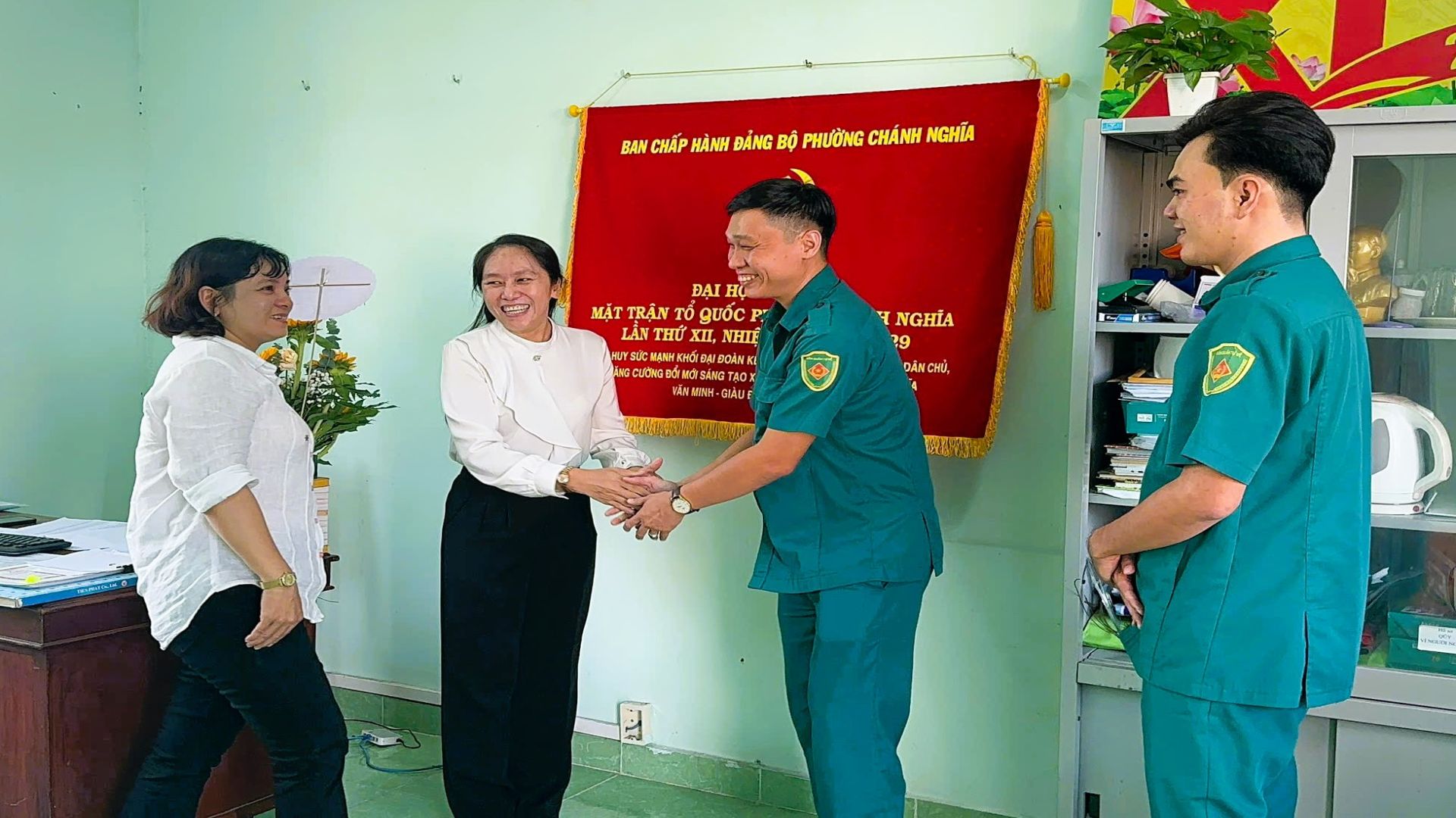 Ban CHQS chúc mừng Ngày thành lập Mặt trận dân tộc thống nhất Việt Nam – Ngày truyền thống MTTQVN