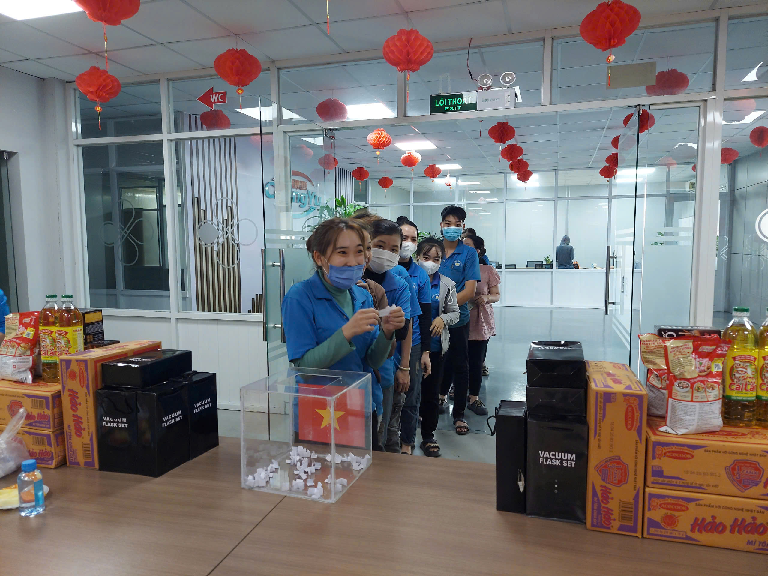 CHƯƠNG TRÌNH RÚT THĂM MAY MẮN NHÂN THÁNG CÔNG NHÂN 2025 TẠI CĐCS MINH THÁI THẮNG