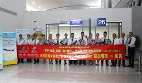 VIAGS TÂN SƠN NHẤT PHỤC VỤ THÀNH CÔNG CHUYẾN BAY KHAI TRƯƠNG ĐẦU TIÊN CỦA HÃNG HÀNG KHÔNG CHONGQING AIRLINES