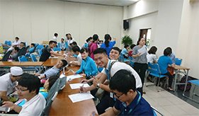 CBNV VIAGS TÂN SƠN NHẤT TÍCH CỰC THAM GIA NGÀY HỘI HIẾN MÁU “GIỌT HỒNG VIETNAM AIRLINES”