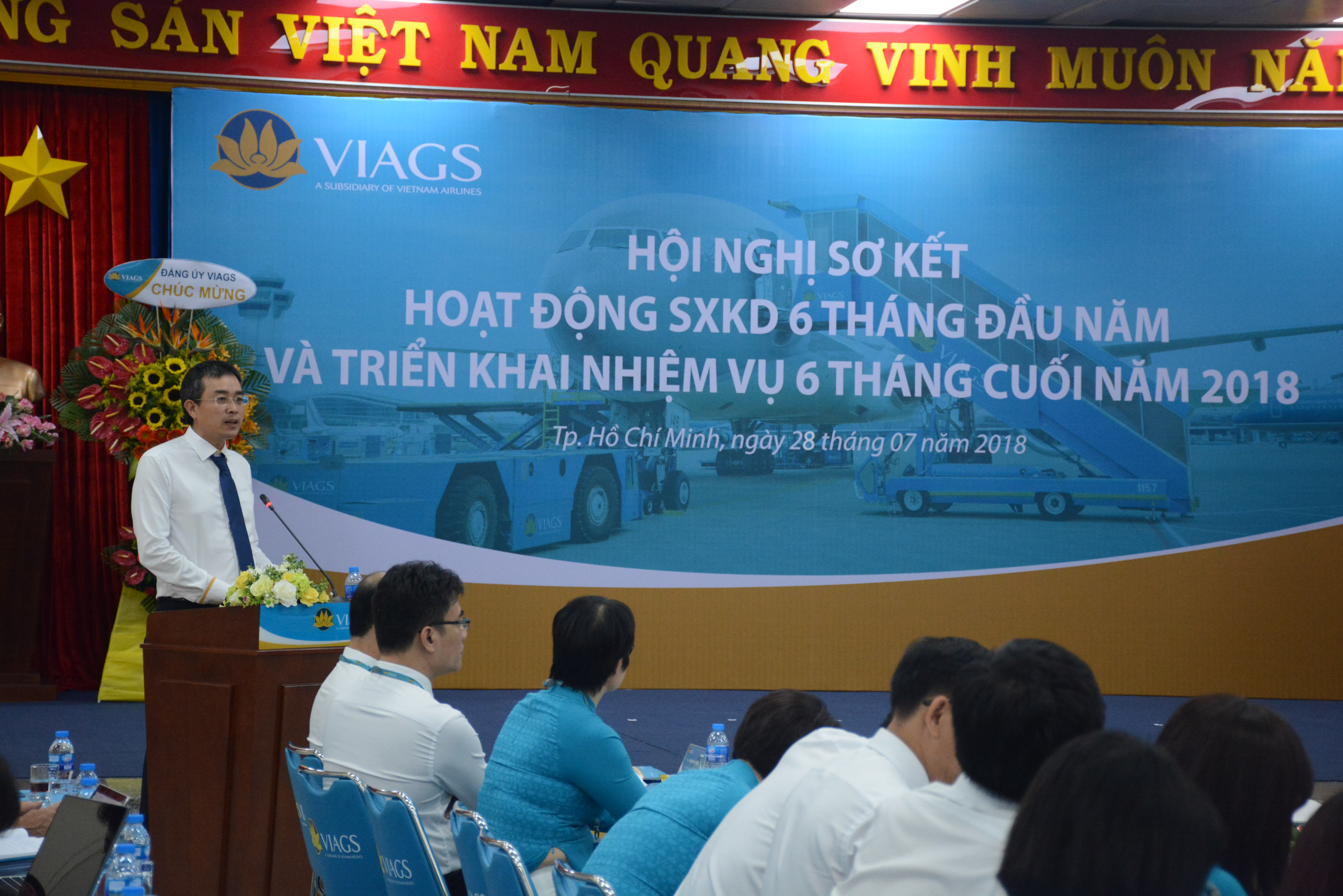 VIAGS TỔ CHỨC HỘI NGHỊ SƠ KẾT HOẠT ĐỘNG SẢN XUẤT KINH DOANH 6 THÁNG ĐẦU NĂM 2018 VÀ TRIỂN KHAI NHIỆM VỤ 6 THÁNG CUỐI NĂM 2018