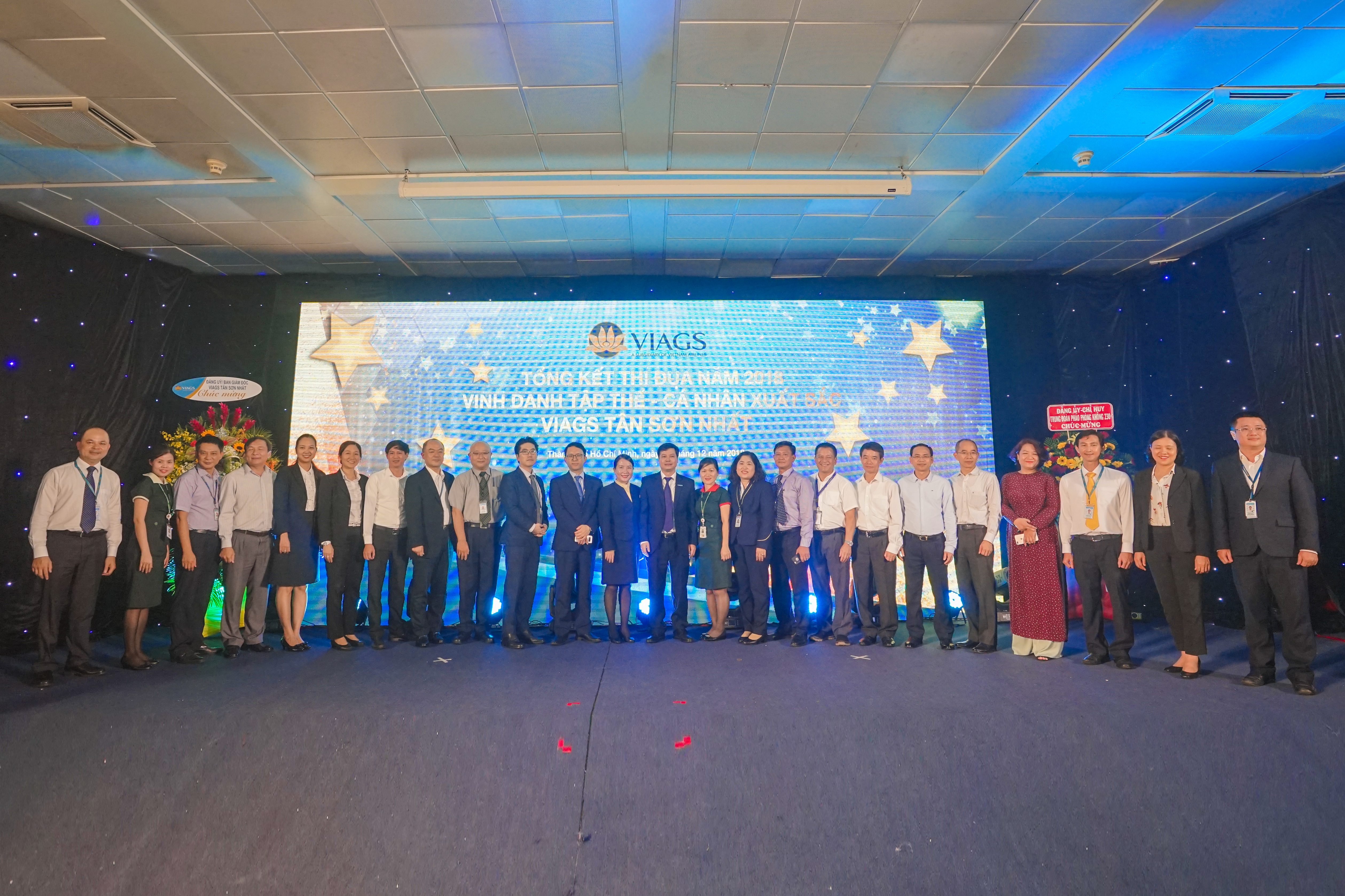 VIAGS TÂN SƠN NHẤT LONG TRỌNG TỔ CHỨC LỄ TỔNG KẾT THI ĐUA NĂM 2018 – VINH DANH CÁC TẬP THỂ VÀ CÁ NHÂN XUẤT SẮC