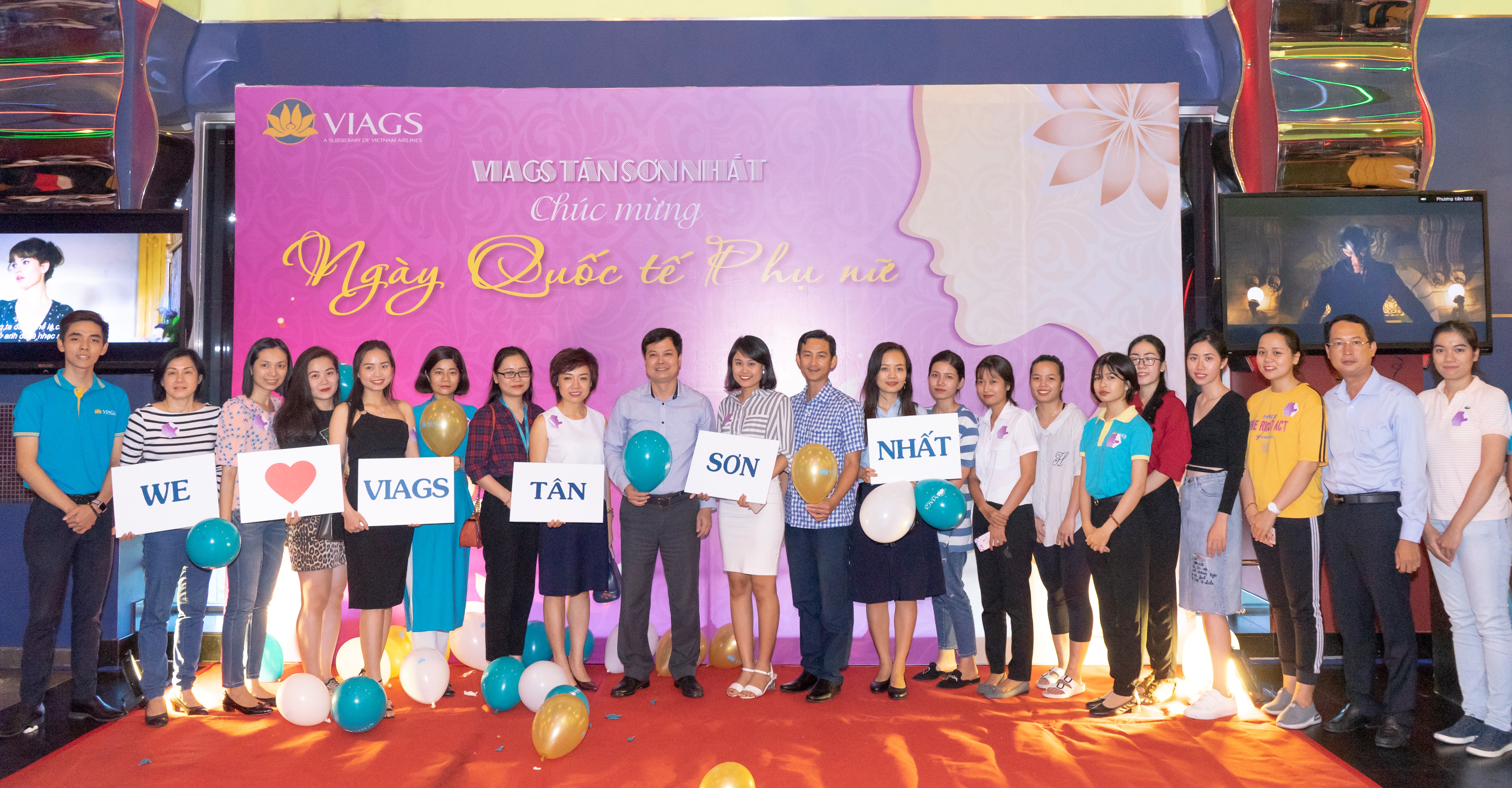 VIAGS TÂN SƠN NHẤT CHÚC MỪNG NGÀY QUỐC TẾ PHỤ NỮ 8/3
